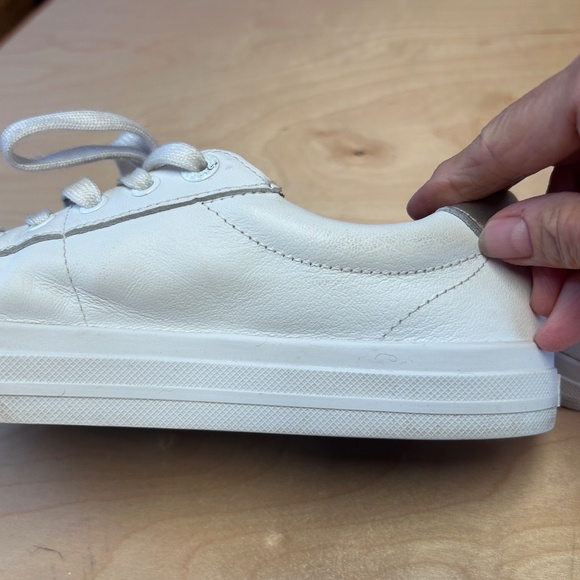 Taos Z-Soul Lux White and Silver Leather sneakers - Picture 2 of 12